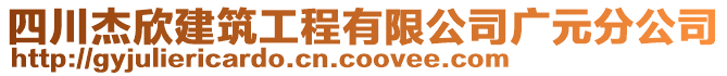 四川杰欣建筑工程有限公司廣元分公司