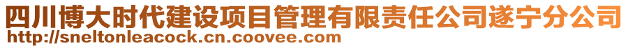 四川博大時代建設(shè)項目管理有限責(zé)任公司遂寧分公司