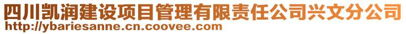 四川凱潤建設項目管理有限責任公司興文分公司