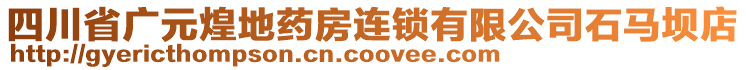 四川省广元煌地药房连锁有限公司石马坝店