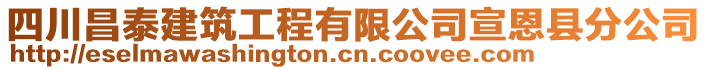 四川昌泰建筑工程有限公司宣恩縣分公司