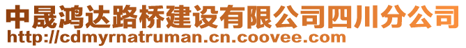 中晟鴻達路橋建設有限公司四川分公司