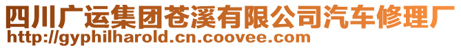 四川廣運(yùn)集團(tuán)蒼溪有限公司汽車修理廠