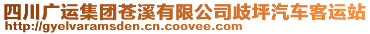 四川廣運集團蒼溪有限公司歧坪汽車客運站