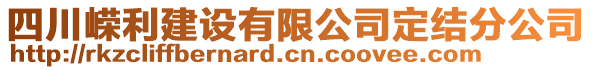 四川嶸利建設有限公司定結(jié)分公司