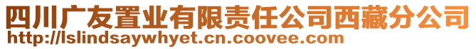 四川廣友置業(yè)有限責任公司西藏分公司