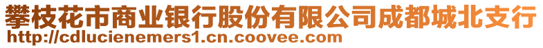 攀枝花市商業(yè)銀行股份有限公司成都城北支行