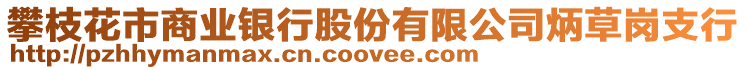 攀枝花市商業(yè)銀行股份有限公司炳草崗支行