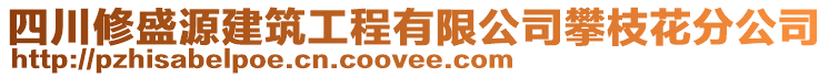 四川修盛源建筑工程有限公司攀枝花分公司