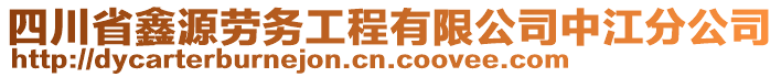 四川省鑫源勞務工程有限公司中江分公司