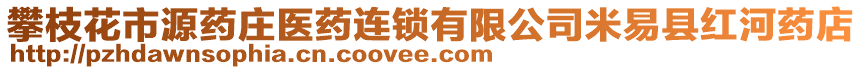 攀枝花市源藥莊醫(yī)藥連鎖有限公司米易縣紅河藥店