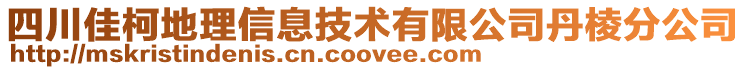 四川佳柯地理信息技術(shù)有限公司丹棱分公司