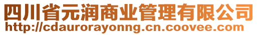 四川省元潤商業(yè)管理有限公司