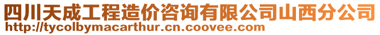 四川天成工程造價咨詢有限公司山西分公司