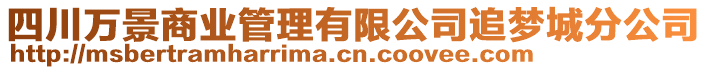 四川萬景商業(yè)管理有限公司追夢城分公司