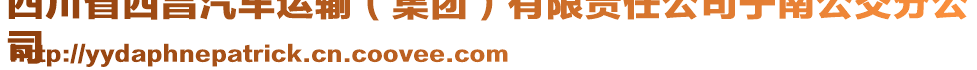 四川省西昌汽車運(yùn)輸（集團(tuán)）有限責(zé)任公司寧南公交分公
司