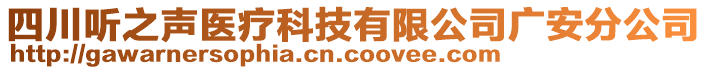 四川聽之聲醫(yī)療科技有限公司廣安分公司