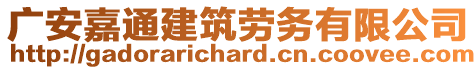 廣安嘉通建筑勞務(wù)有限公司