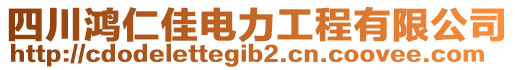 四川鴻仁佳電力工程有限公司