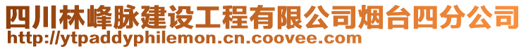 四川林峰脈建設(shè)工程有限公司煙臺(tái)四分公司