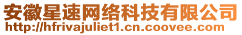 安徽星速網(wǎng)絡(luò)科技有限公司