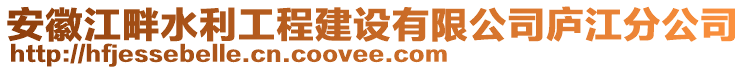 安徽江畔水利工程建設(shè)有限公司廬江分公司