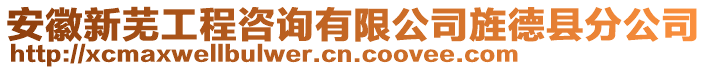 安徽新蕪工程咨詢有限公司旌德縣分公司