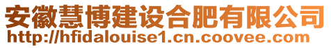 安徽慧博建設(shè)合肥有限公司