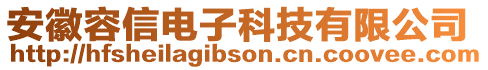 安徽容信電子科技有限公司