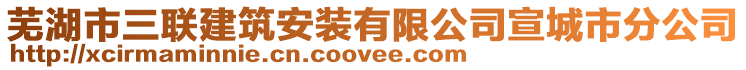 蕪湖市三聯(lián)建筑安裝有限公司宣城市分公司