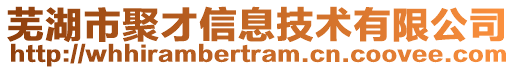 蕪湖市聚才信息技術有限公司