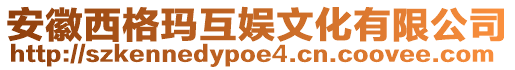 安徽西格瑪互娛文化有限公司