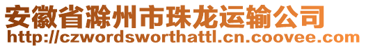 安徽省滁州市珠龍運(yùn)輸公司