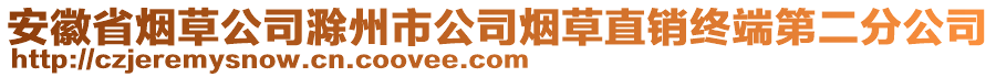 安徽省煙草公司滁州市公司煙草直銷終端第二分公司