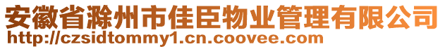 安徽省滁州市佳臣物業(yè)管理有限公司