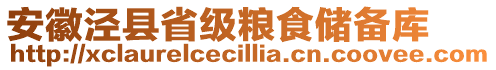 安徽涇縣省級(jí)糧食儲(chǔ)備庫(kù)