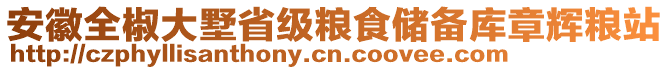 安徽全椒大墅省級(jí)糧食儲(chǔ)備庫(kù)章輝糧站