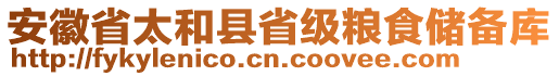 安徽省太和縣省級糧食儲備庫