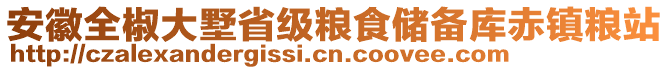 安徽全椒大墅省級(jí)糧食儲(chǔ)備庫(kù)赤鎮(zhèn)糧站