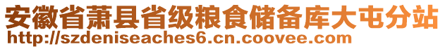 安徽省蕭縣省級(jí)糧食儲(chǔ)備庫(kù)大屯分站