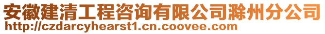 安徽建清工程咨詢有限公司滁州分公司