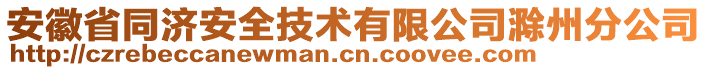 安徽省同濟安全技術有限公司滁州分公司