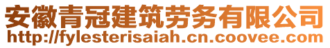 安徽青冠建筑劳务有限公司