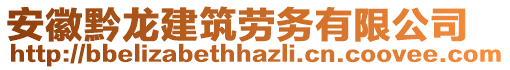 安徽黔龍建筑勞務(wù)有限公司