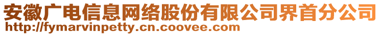 安徽广电信息网络股份有限公司界首分公司