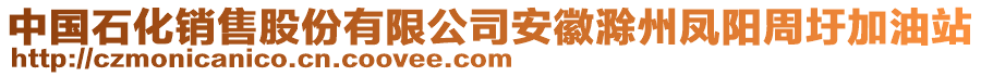 中国石化销售股份有限公司安徽滁州凤阳周圩加油站