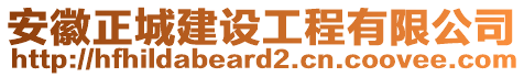 安徽正城建設(shè)工程有限公司