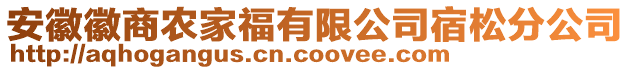 安徽徽商農(nóng)家福有限公司宿松分公司