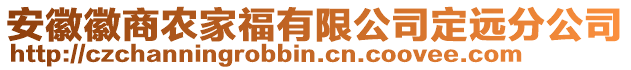 安徽徽商农家福有限公司定远分公司