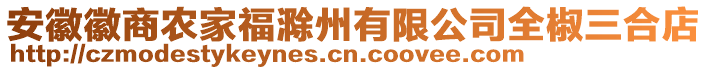 安徽徽商農(nóng)家福滁州有限公司全椒三合店